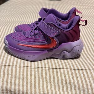 Nike Kids Purple and Pink Sneakers